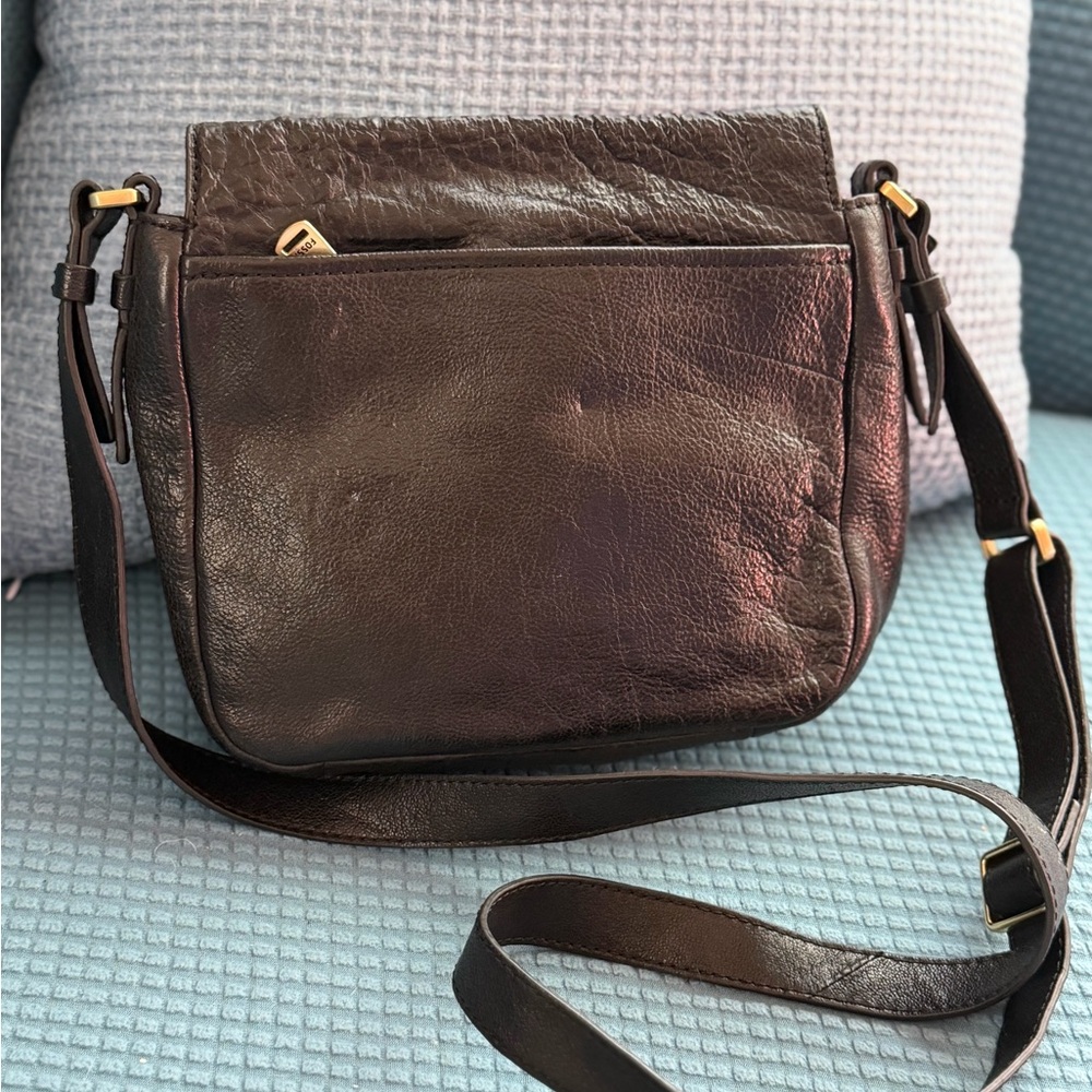 Fossil black Leather Crossbody Bag - Picture 5 of 11